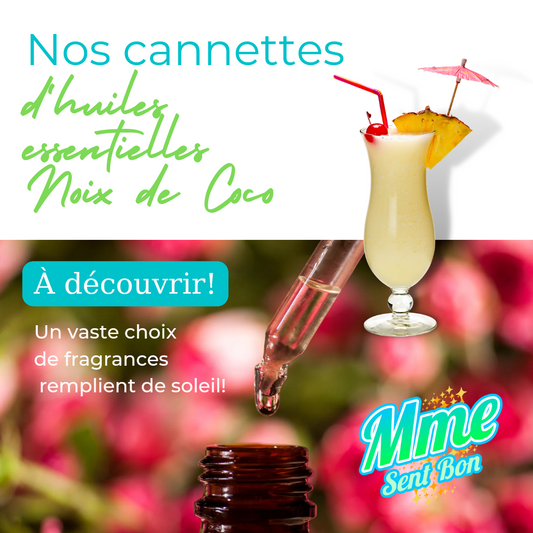 Canette d'huile essentielle au Pina Colada