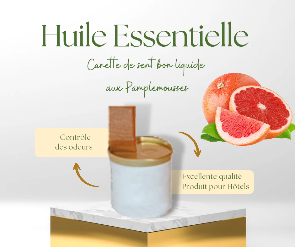 Canette d'huile essentielle au pamplemousse