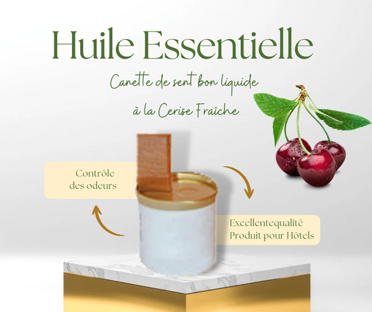 Canette d'huile essentielle à la cerise fraîche