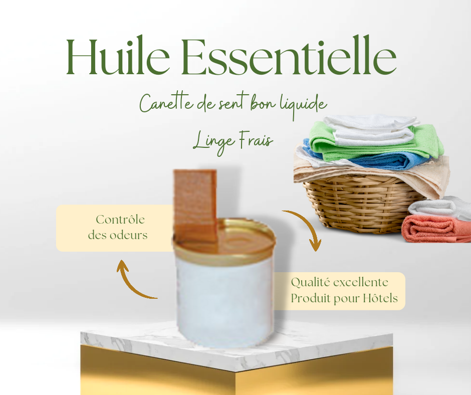 Canette d'huile essentielle Linge frais