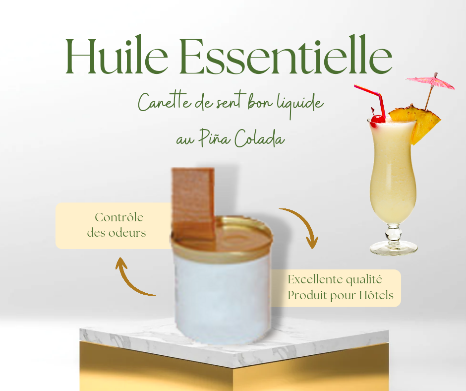 Canette d'huile essentielle au Pina Colada