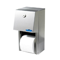 Distributeur Papier Hygiénique Double en Acier Inox Frost