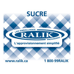 Sucre en sachet *RALIK* 3000/CS